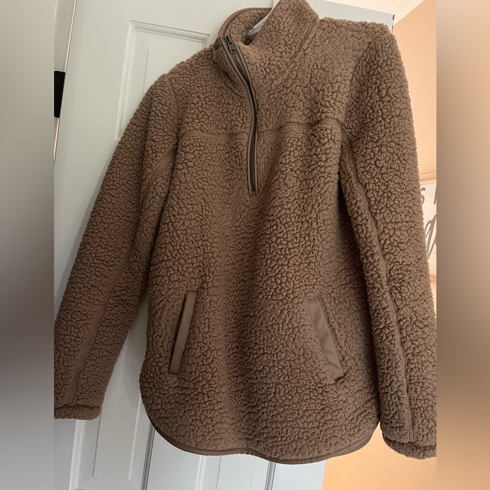 Abercrombie Womens Sherpa Sweatshirt size Small
